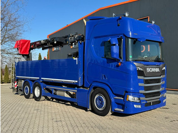 Camião de caixa aberta/ Plataforma SCANIA R 500