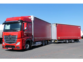 Caminhão com lona MERCEDES-BENZ Actros 2548