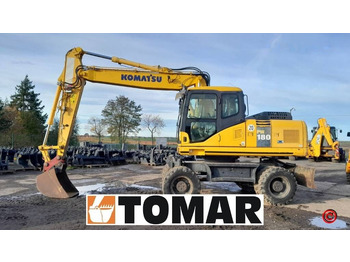 Escavadeira de rodas KOMATSU PW180