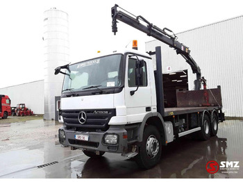 Camião de caixa aberta/ Plataforma, Caminhão grua Mercedes-Benz Actros 2632 Hiab 144 bs2+remote: foto 4