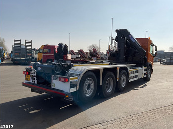 Caminhão polibenne, Caminhão grua Volvo FM 420 8x2 HMF 28 Tonmeter laadkraan: foto 4