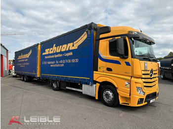 Caminhão com lona Mercedes-Benz Actros 1842*H&W*Jumbo*Durchlade*116m³*: foto 4