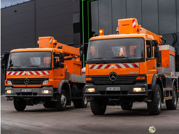 Caminhão com plataforma aérea MERCEDES-BENZ Atego 1018