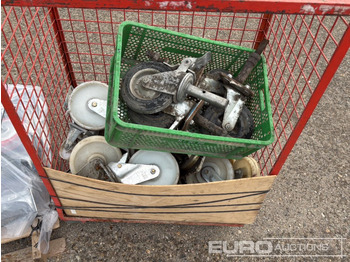 Equipamento de construção Pallet of Various Cart Wheels: foto 2