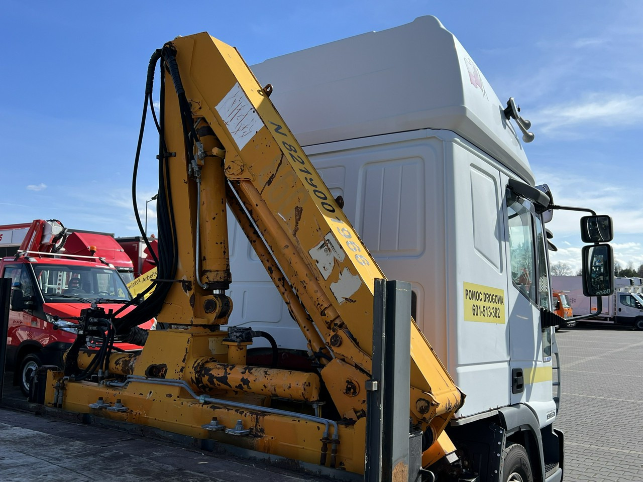 Caminhão reboque Iveco EUROCARGO 120EL21 Laweta Platforma + HDS HMF 860 Pomoc Drogowa: foto 14