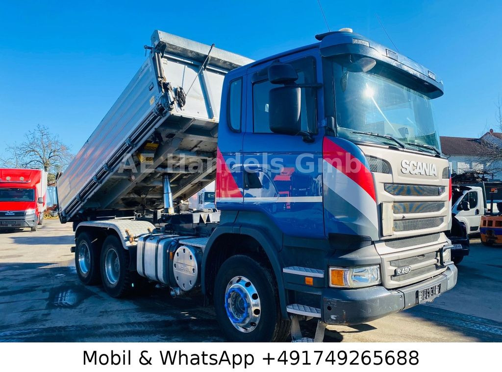 Caminhão basculante Scania R480 BB 6x4 Dautel*Retarder/Bordmatik/10m³/Alcoa: foto 6