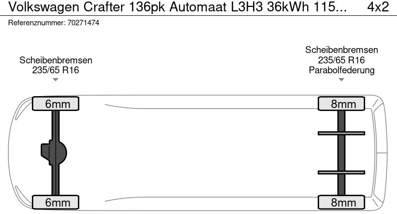 Locação de Volkswagen Crafter 136pk Automaat L3H3 36kWh 115km WLTP Airco Cruise Camera Navi LED L2H2 11m3 Airco Cruise control Volkswagen Crafter 136pk Automaat L3H3 36kWh 115km WLTP Airco Cruise Camera Navi LED L2H2 11m3 Airco Cruise control: foto 21