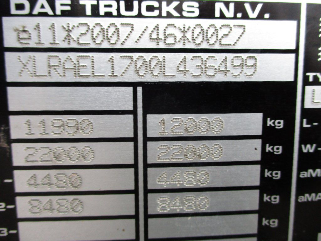 Locação de DAF LF12.250, Schiebeplane Edscha  DAF LF12.250, Schiebeplane Edscha: foto 10