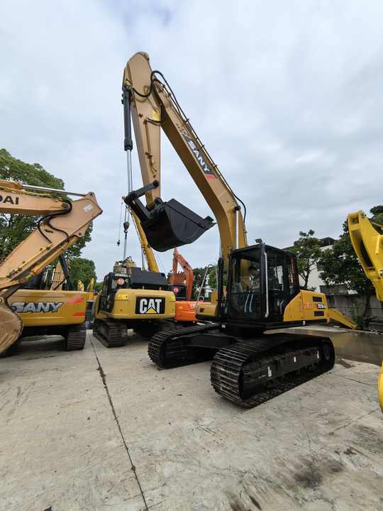 Escavadora de rastos Second hand used excavator extractor SANY 215C for sale in stock: foto 6