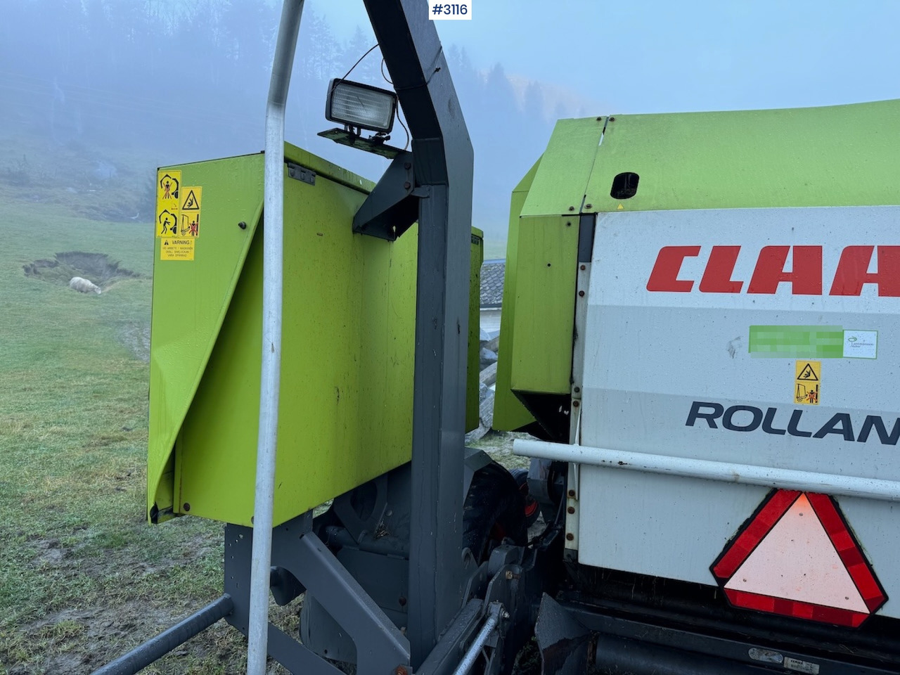 Máquina para produção de feno 2012 Claas Rollant 375 uniwrap: foto 11