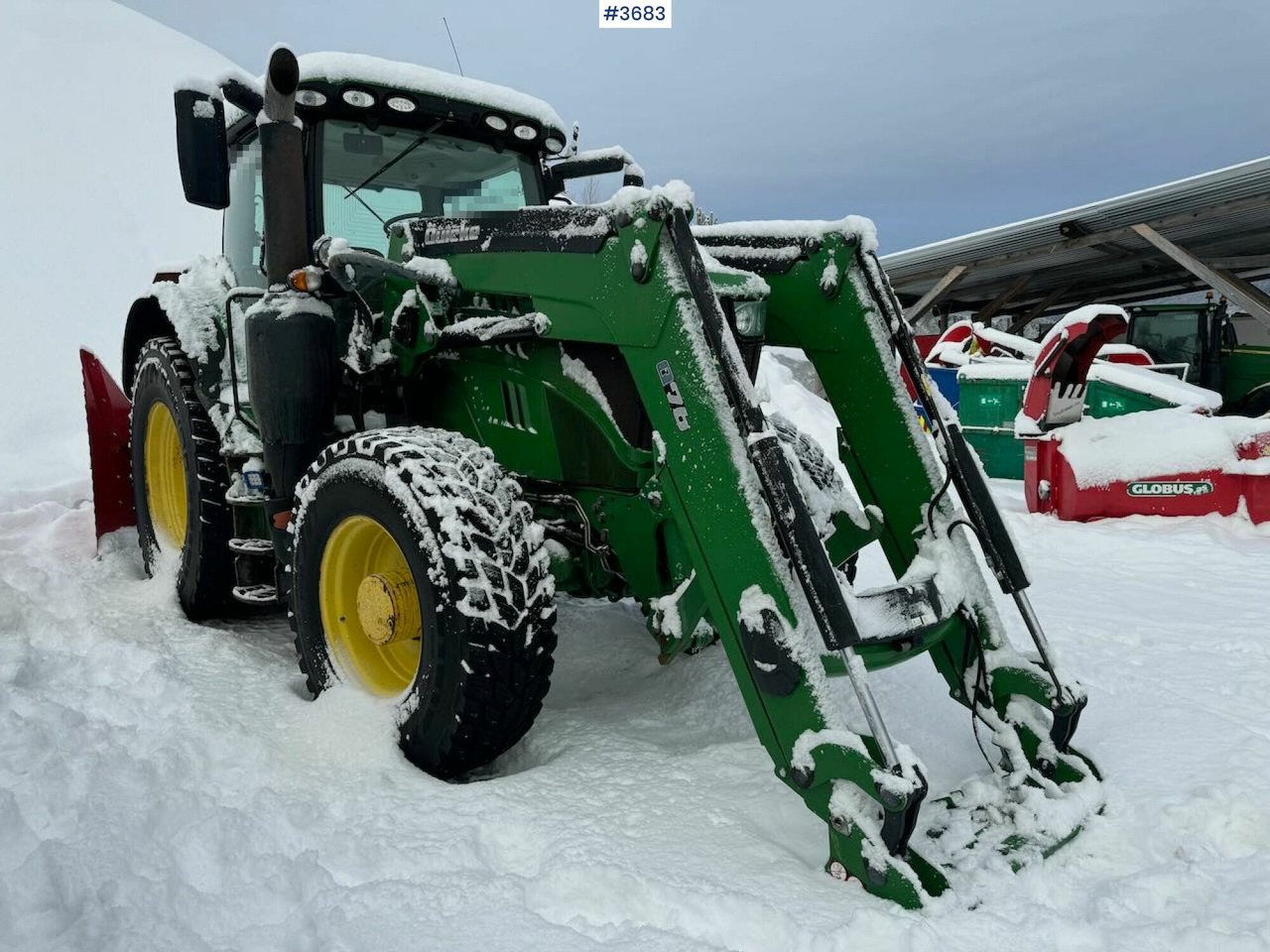 Locação de  2016 John Deere 6175R 4x4 w/ front loader 2016 John Deere 6175R 4x4 w/ front loader: foto 8