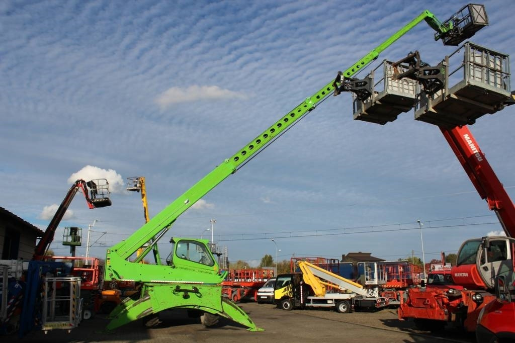 Empilhador telescópico Merlo Roto 45.21 - 21 m basket winch telehandler dieci: foto 11