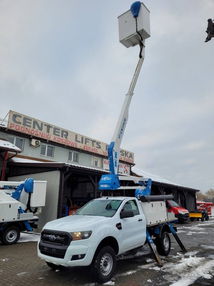 Caminhão com plataforma aérea Socage A314 - 13m Ford Ranger 4x4 -bucket truck boom lift: foto 10