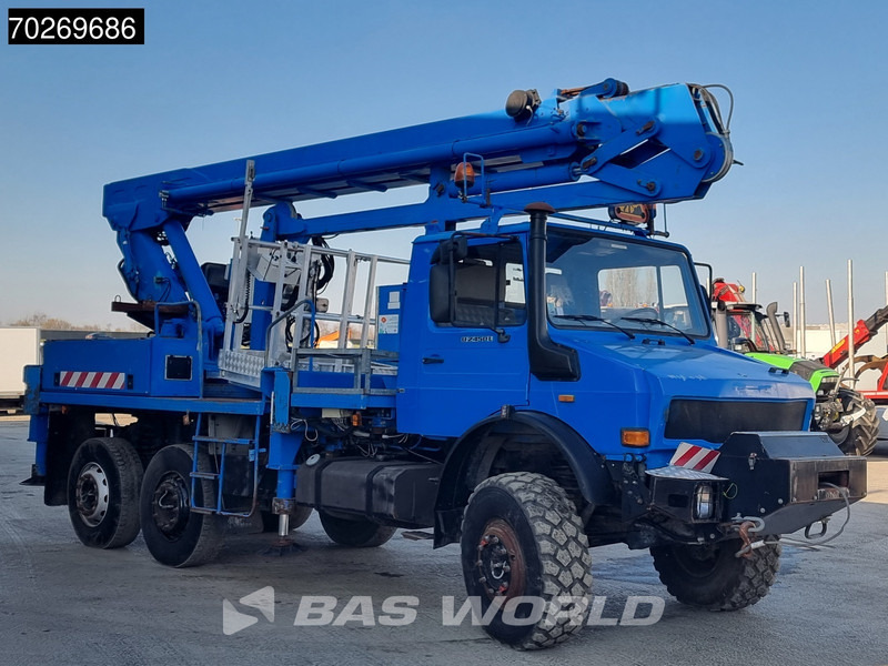 Caminhão Unimog 24B 6X6 Engin EGI TP 226 hubarbeitsbühne Manual Euro 2: foto 17