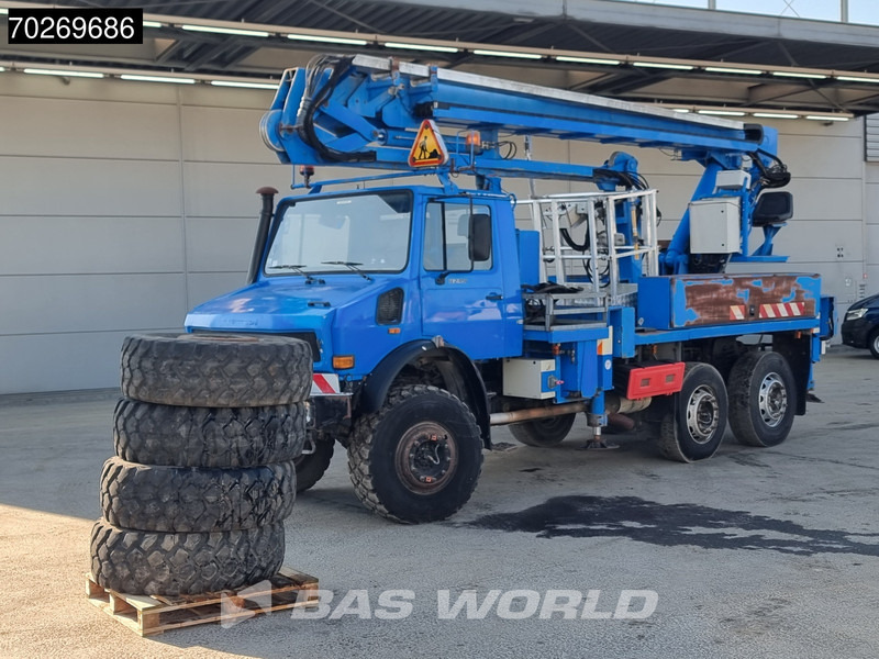 Caminhão Unimog 24B 6X6 Engin EGI TP 226 hubarbeitsbühne Manual Euro 2: foto 8