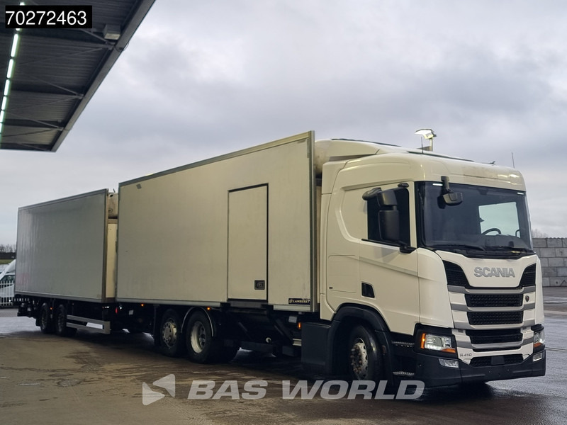 Caminhão frigorífico Scania R410 6X2 Carrier cooler Lamberet Aufbau Retarder Ladebordwand ACC Euro 6: foto 7