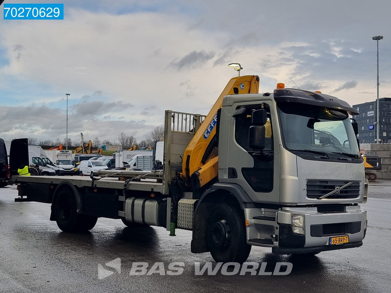 Camião de caixa aberta/ Plataforma, Caminhão grua Volvo FE 320 4X2 NL-Truck Manual Effer 145 3S Crane Remote Euro 4: foto 13