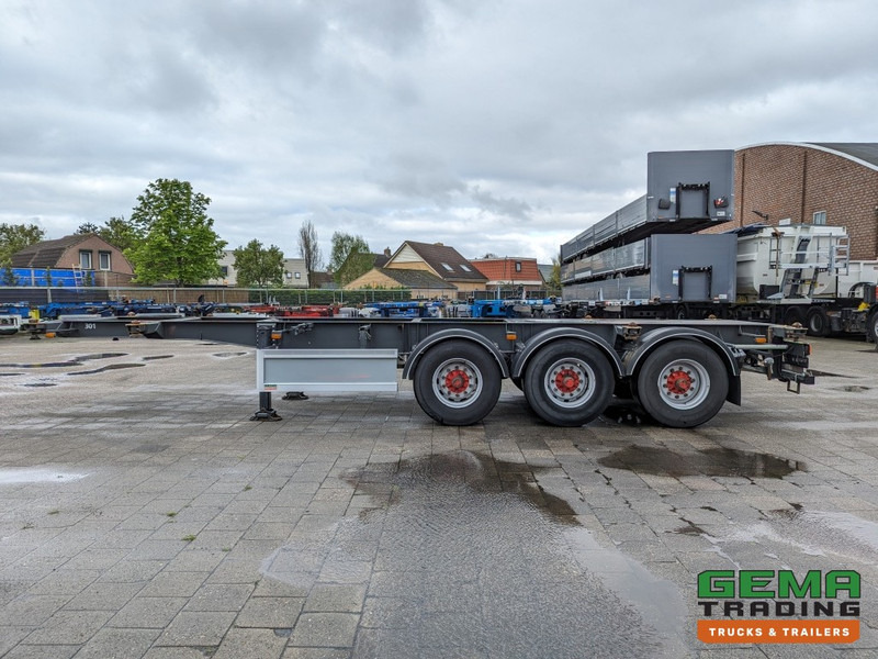 Semireboque transportador de contêineres/ Caixa móvel Burg BPO 12-27 3-Assen BPW ADR EX/II EX/III FL OX AT - Trommelremmen - 20/30FT TankChassis - RVS Driptray/Toolbox (O1824): foto 13