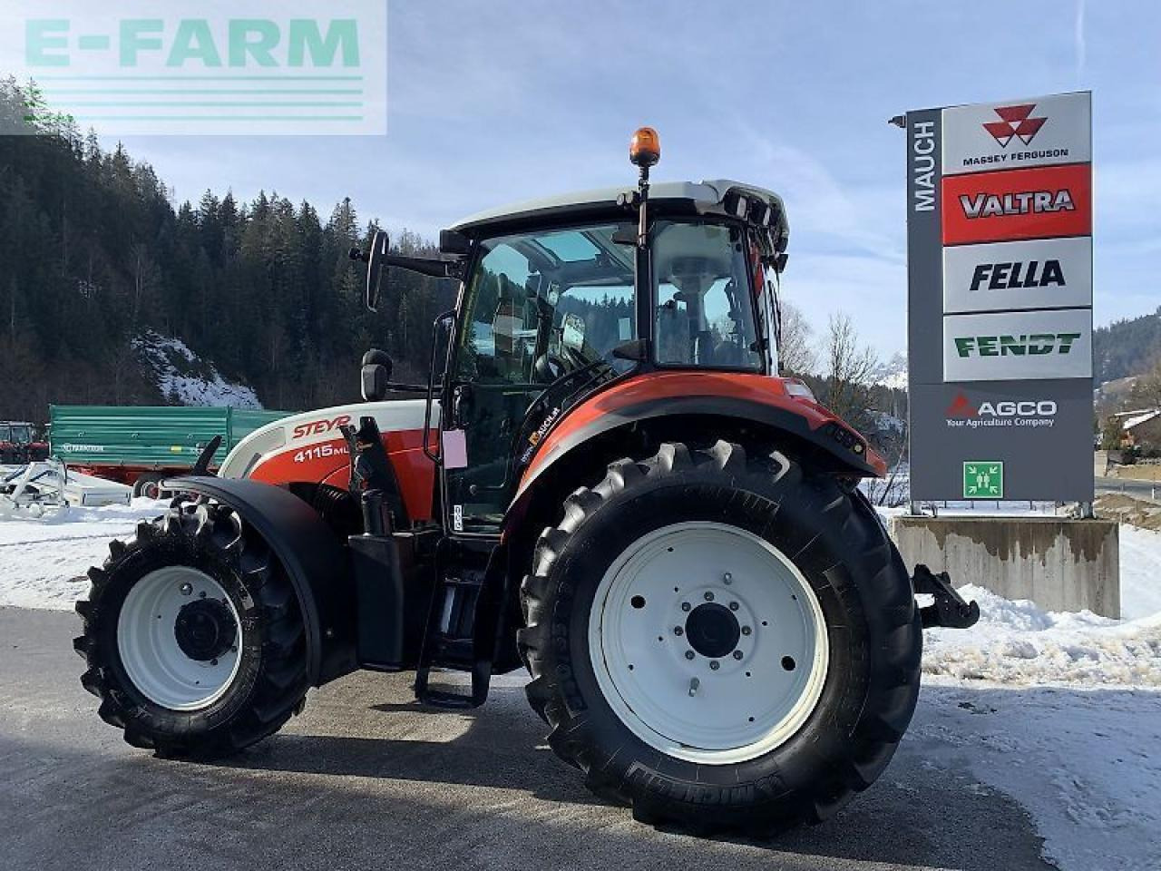 Trator Steyr 4115 multi: foto 8