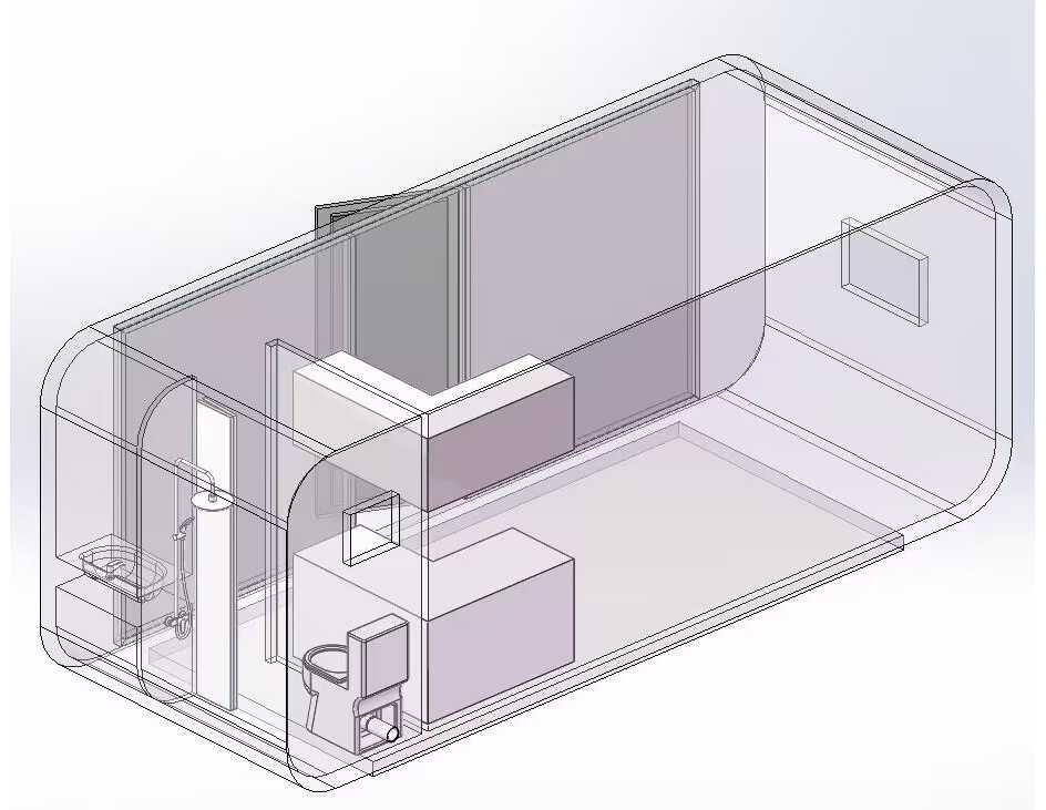 Casa contentor Stahlworks Eco 6000 B: foto 45