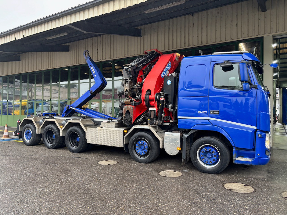 Caminhão polibenne, Caminhão grua VOLVO FH16-540 EFFER 855/8S + JIB 6S JG 2015: foto 19