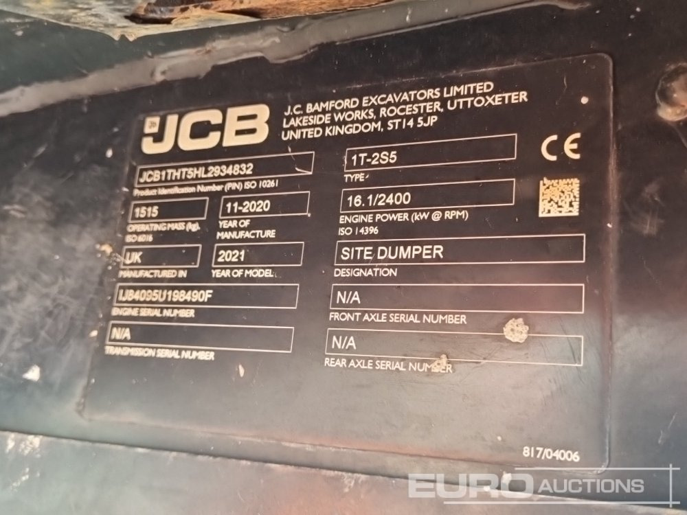 Tombador 2020 JCB 1T-2: foto 42