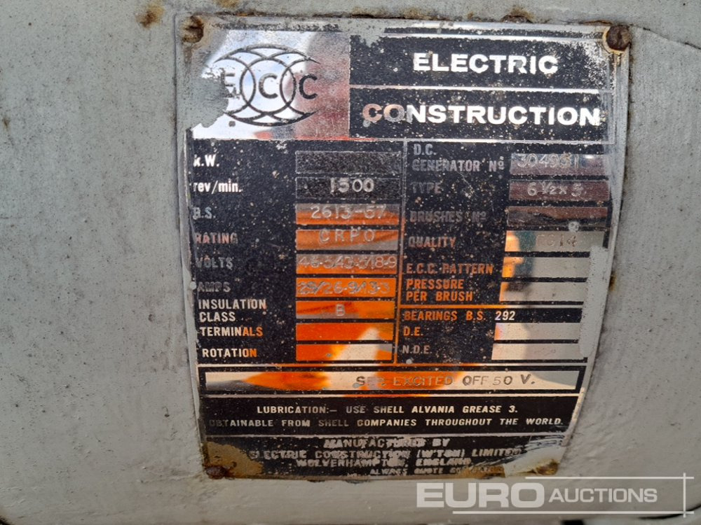 Gerador elétrico Electric construction 125kVA Generator, 6 Cylinder Engine: foto 19