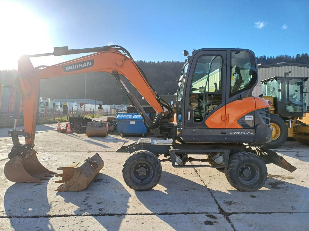 Escavadeira de rodas DOOSAN INFRACORE AMERICA CORP. DX57W-7: foto 9